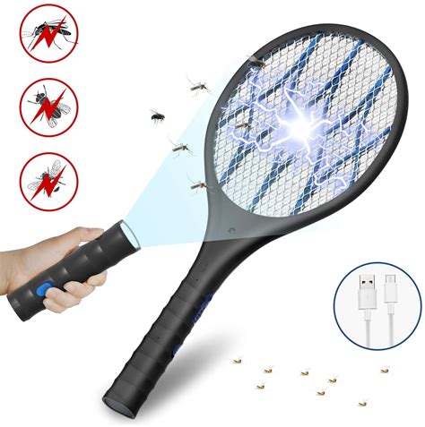 electric fly zapper racket|high power electric fly swatter.